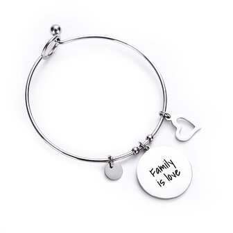 Tag Bracelet new model - Family is Love