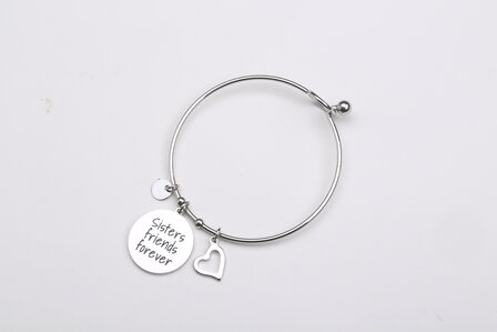 Tag Bracelet new model - Sisters Friends Forever 