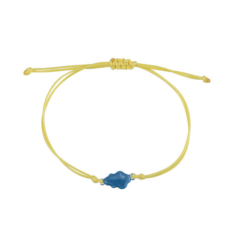 MAMIJUX - Blue Enamelled cloud bracelet