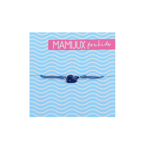 MAMIJUX - Blue Enamelled whale bracelet