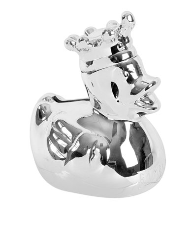 Silver Plated Duck Moneybank