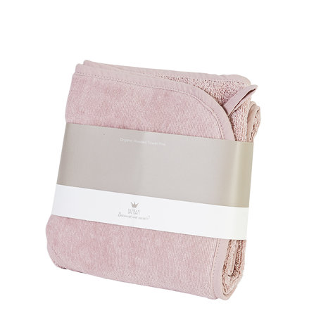 Organic Hooded Towel Pink