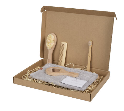 Organic Giftbox Baby Care Grey