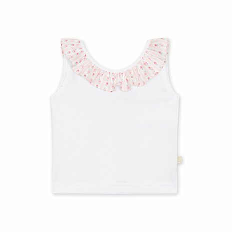 Denim t-shirt - flower detail 12m