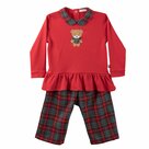 Red-pyamas-Holiday-with-giftbag-12m