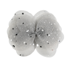 BL-Hair-Clip-Organza-Bow-Silver