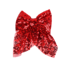 BL-Hair-Clip-Sequin-Bow-Red