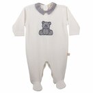 Velours-babygrow-Teddy-6m