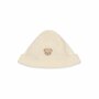 Baby hat cotton ivory - bear
