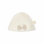 Baby hat cotton - Prairie with bow
